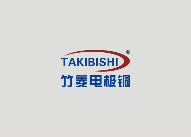 竹菱电极铜标志设计